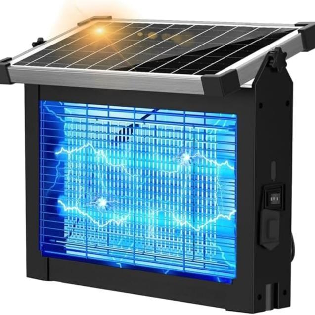 AUKFA Solar Bug Zapper Outdoor, Waterproof Mosquito Zapper Outdoor Solar Powered mosquito killers electronic